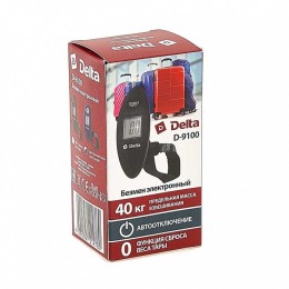 DELTA Безмен электронный 40 кг D-9100 черный
