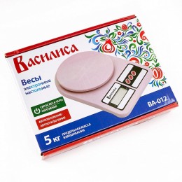 ВАСИЛИСА Весы кухонные ВА 012 сиреневый