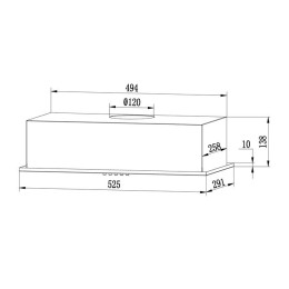 CENTEK Вытяжка кухонная CT-1850-52 Black