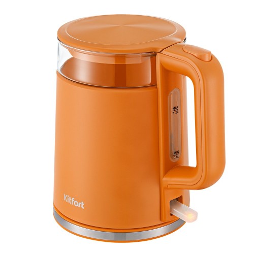 Электрический чайник Kitfort KT-6124-4 оранжевый