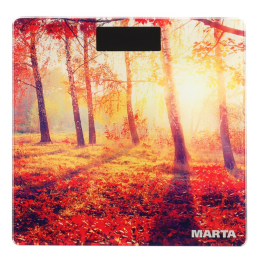MARTA Весы напольные электронные MT-1676 Осенний лес