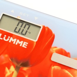 LUMME Весы напольные электронные LU-1333 тюльпаны
