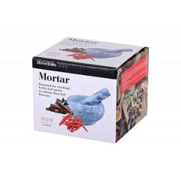 КОРАЛЛ Ступка с пестиком 8х4.5см Мрамор серая 5036