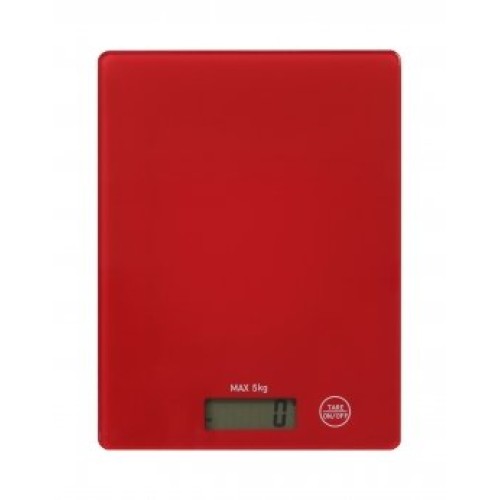 Весы кухонные Willmark WKS-511D красный