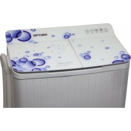 OPTIMA Стиральная машина МСП-60СТ Белое стекло Пузыри В1