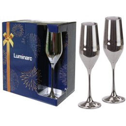 LUMINARC Набор бокалов для шампанского 160мл/6шт Celeste P1564 сиящий графит
