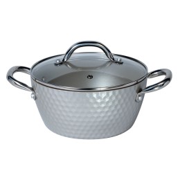 GALAXY Набор посуды с антипригарным покрытием LINE GL9510 серебристый