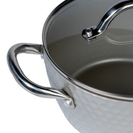 GALAXY Набор посуды с антипригарным покрытием LINE GL9510 серебристый