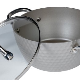 GALAXY Набор посуды с антипригарным покрытием LINE GL9510 серебристый