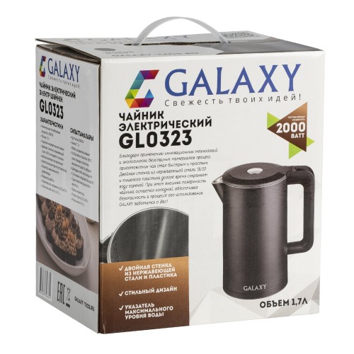 Электрический чайник Galaxy GL0323 черный