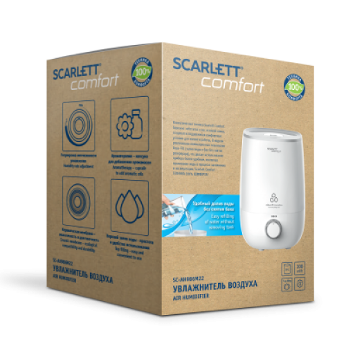 Увлажнитель воздуха Scarlett SC-AH986M22 белый