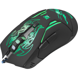 Defender Проводная игровая мышь Bionic GM-250L оптика,6кнопок,800-3200dpi