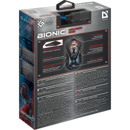 Defender Проводная игровая мышь Bionic GM-250L оптика,6кнопок,800-3200dpi