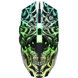 Defender Проводная игровая мышь Prototype GM-670L оптика,6кнопок,2400dpi