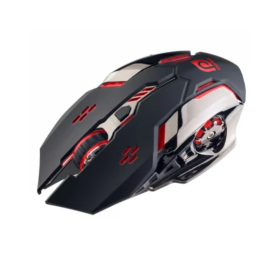 PERFEO Проводная мышь «GALAXY», оптическая, 6 кнопок, USB, чёрная, GAME DESIGN, подсветка 6 цветов PF-1718-GM