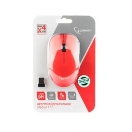 GEMBIRD Беспроводная мышь MUSW-111-R