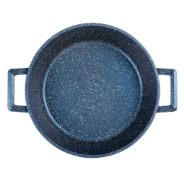 ГОРНИЦА Жаровня 240/70 мм, литые ручки, с крышкой, серия Бриллиант Blue ЖБ-243БЛ