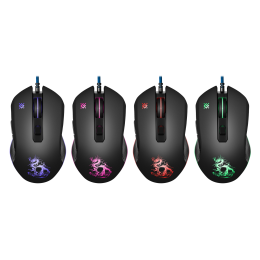 Defender Проводная игровая мышь Sky Dragon GM-090L оптика,6кнопок,800-3200dpi