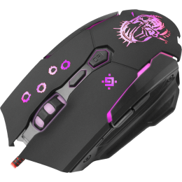 Defender Проводная игровая мышь Killer GM-170L оптика,7кнопок,800-3200dpi