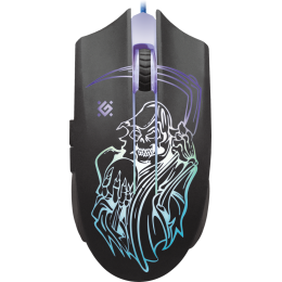 Defender Проводная игровая мышь Ghost GM-190L оптика,6кнопок,800-3200dpi