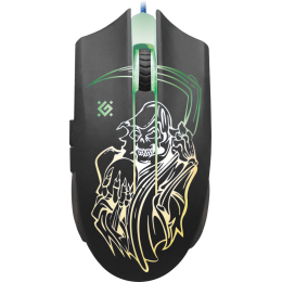 Defender Проводная игровая мышь Ghost GM-190L оптика,6кнопок,800-3200dpi