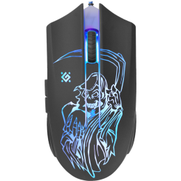 Defender Проводная игровая мышь Ghost GM-190L оптика,6кнопок,800-3200dpi