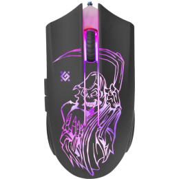 Defender Проводная игровая мышь Ghost GM-190L оптика,6кнопок,800-3200dpi