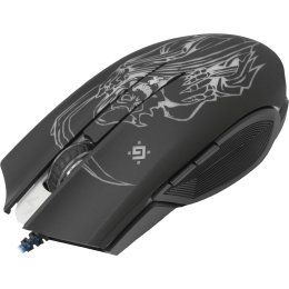 Defender Проводная игровая мышь Ghost GM-190L оптика,6кнопок,800-3200dpi