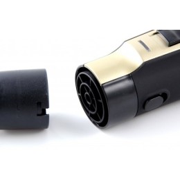 WILLMARK Фен-щетка 1200W WHS-113BC чёрный/золото