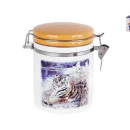 КОРАЛЛ Емкость для сыпучих продуктов 700мл Бенгальский тигр ZFC039-C1 п/у