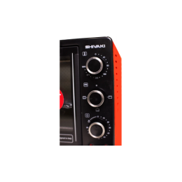 SHIVAKI Духовка электрическая MD 3216 L BLACK-RED
