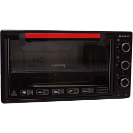 SHIVAKI Духовка электрическая MD 3216 L BLACK-RED