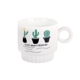 КОРАЛЛ Набор кружек 1/5 на металлической подставке 220мл Aloha 5095