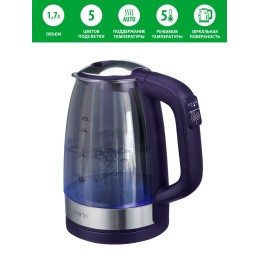 MARTA Электрический чайник MT-1088 Bl/Pe