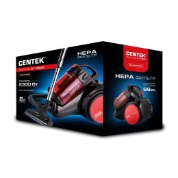 CENTEK Пылесос 2300W CT-2524 Black/Red