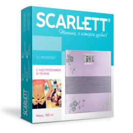 SCARLETT Весы напольные электронные SC-BS33E060