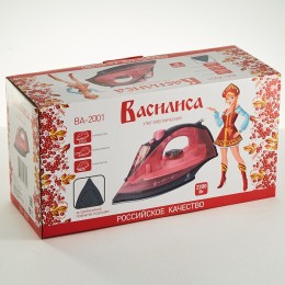 ВАСИЛИСА Утюг 2200W ВА-2001 розовый с коричневым