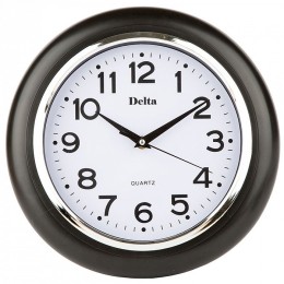 DELTA Часы настенные 29 см DT-0091 черные