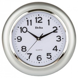 DELTA Часы настенные 29 см DT-0092 серебро