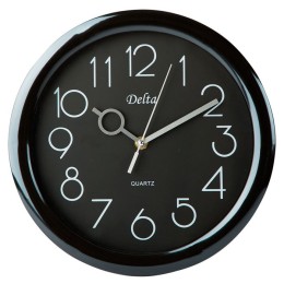 DELTA Часы настенные 28 см DT-0127 черные