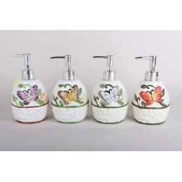 КОРАЛЛ Дозатор для жидкого мыла Бабочка KR710 микс