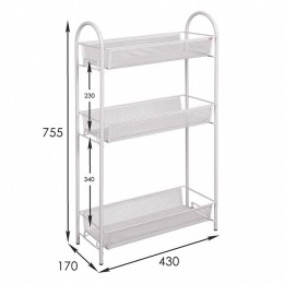 ЭМИ Этажерка Ладья 13 Э 399 С серая