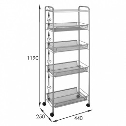 ЭМИ Этажерка Ладья 25КС Э 443 Метт металлик