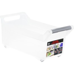 М-ПЛАСТИКА Органайзер с ручкой на колёсах М 1621