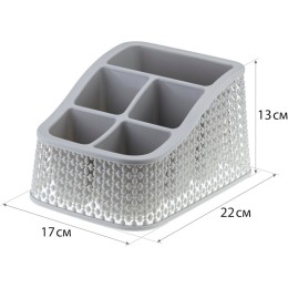 М-ПЛАСТИКА Органайзер ПИРУЛА 5 секций М 2367 смоки