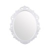 Зеркало в рамке (585х470мм) Ажур АЛЬТЕРНАТИВА М1656 белый