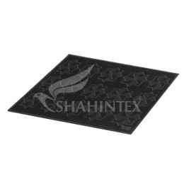 SHAHINTEX Коврик резиновый придверный 40*60 см. SH01 8358 черный