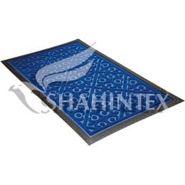 SHAHINTEX Коврик MX10 40*60 придверный прямоугольный влаговпитывающий 9629 синий