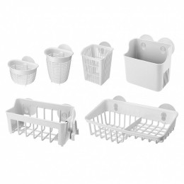 БЫТПЛАСТ Держатель подвесной на присосах HELPER 4332273 микс