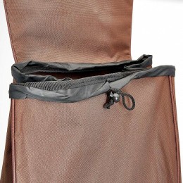 DELTA Тележка багажная ручная 25 кг DT-20 коричневая с оранжевым